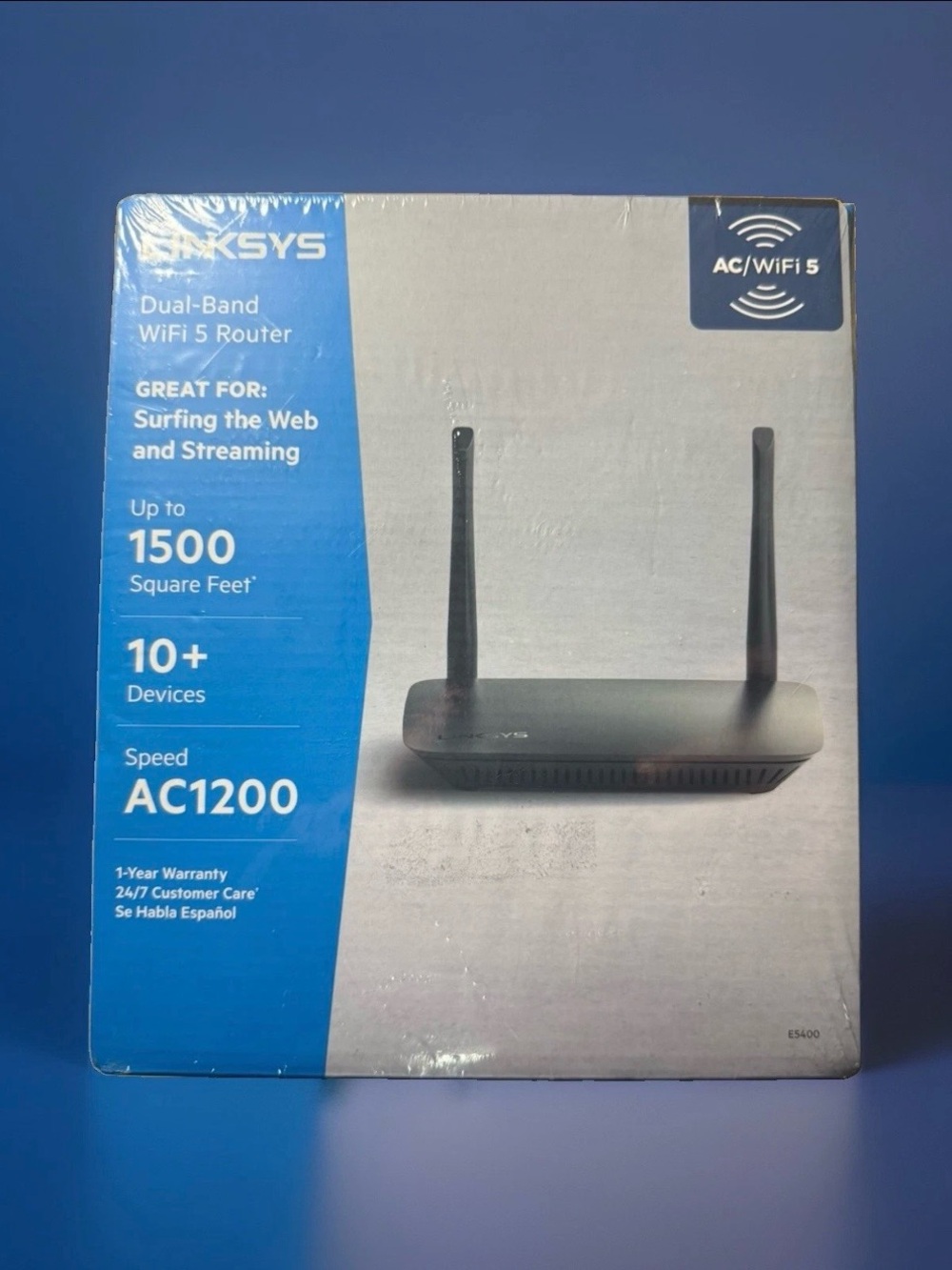 Linksys AC1200 Dual-Band Router - Black